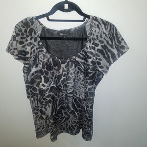 Animal Print Blouse